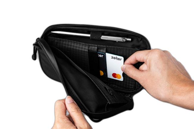 Afbeelding voor Alpaka Gear Bravo Passport Pouch AD010990118 Black, Axoflux 210D, reisportemonnee