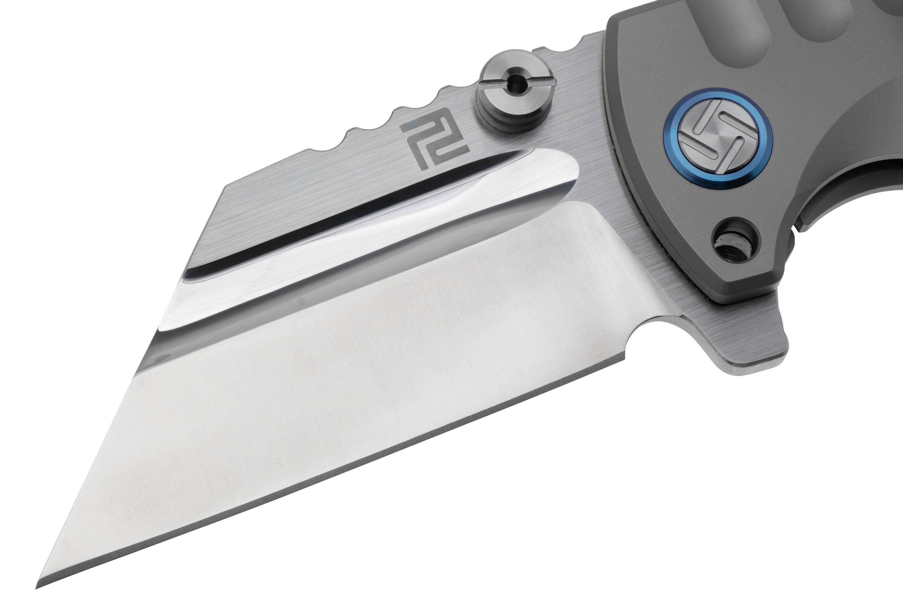 Artisan Cutlery Proponent 1820G-GYS, Satin S35VN, Grey Titanium ...
