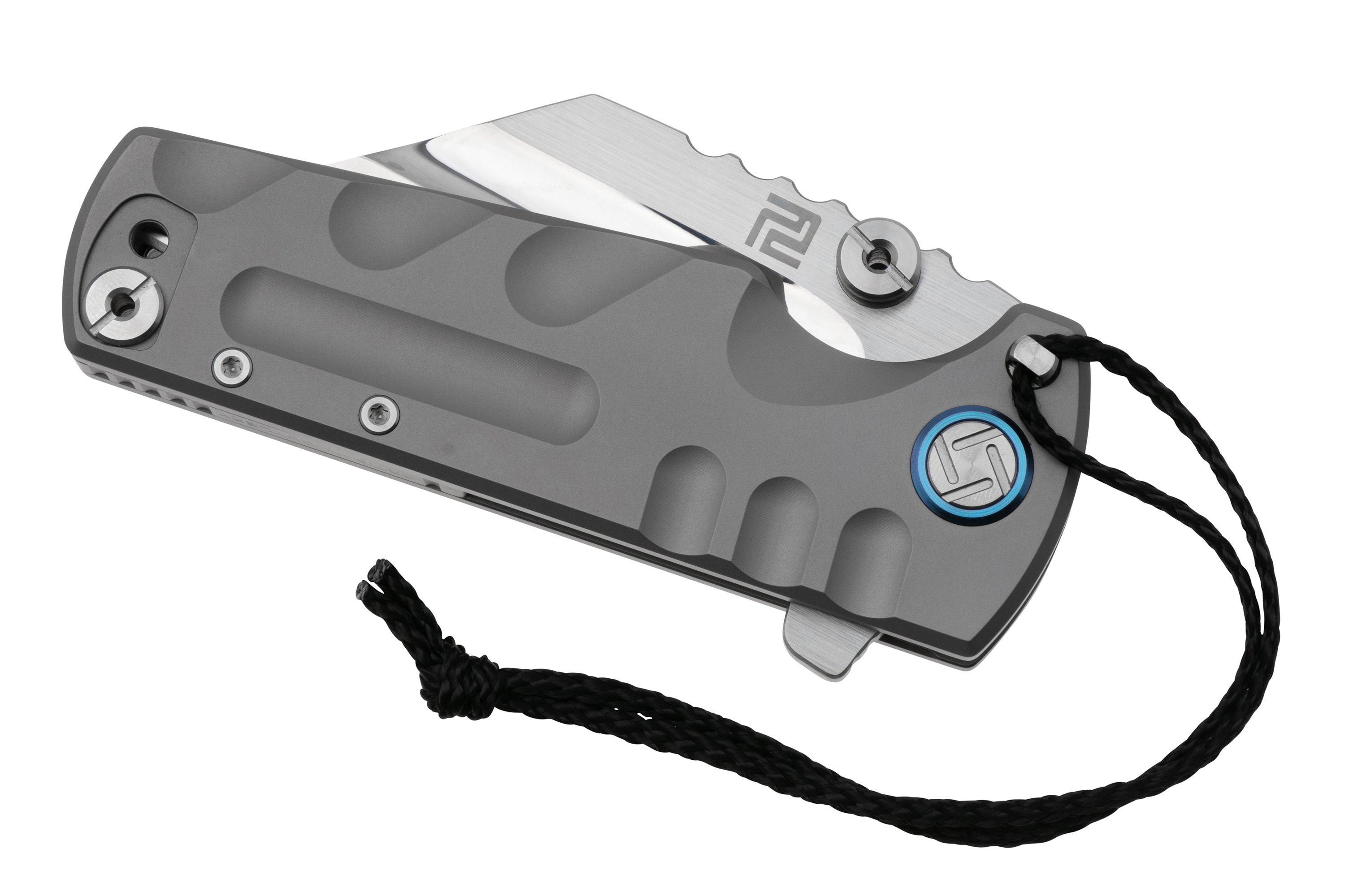 Artisan Cutlery Proponent 1820G-GYS, Satin S35VN, Grey Titanium ...