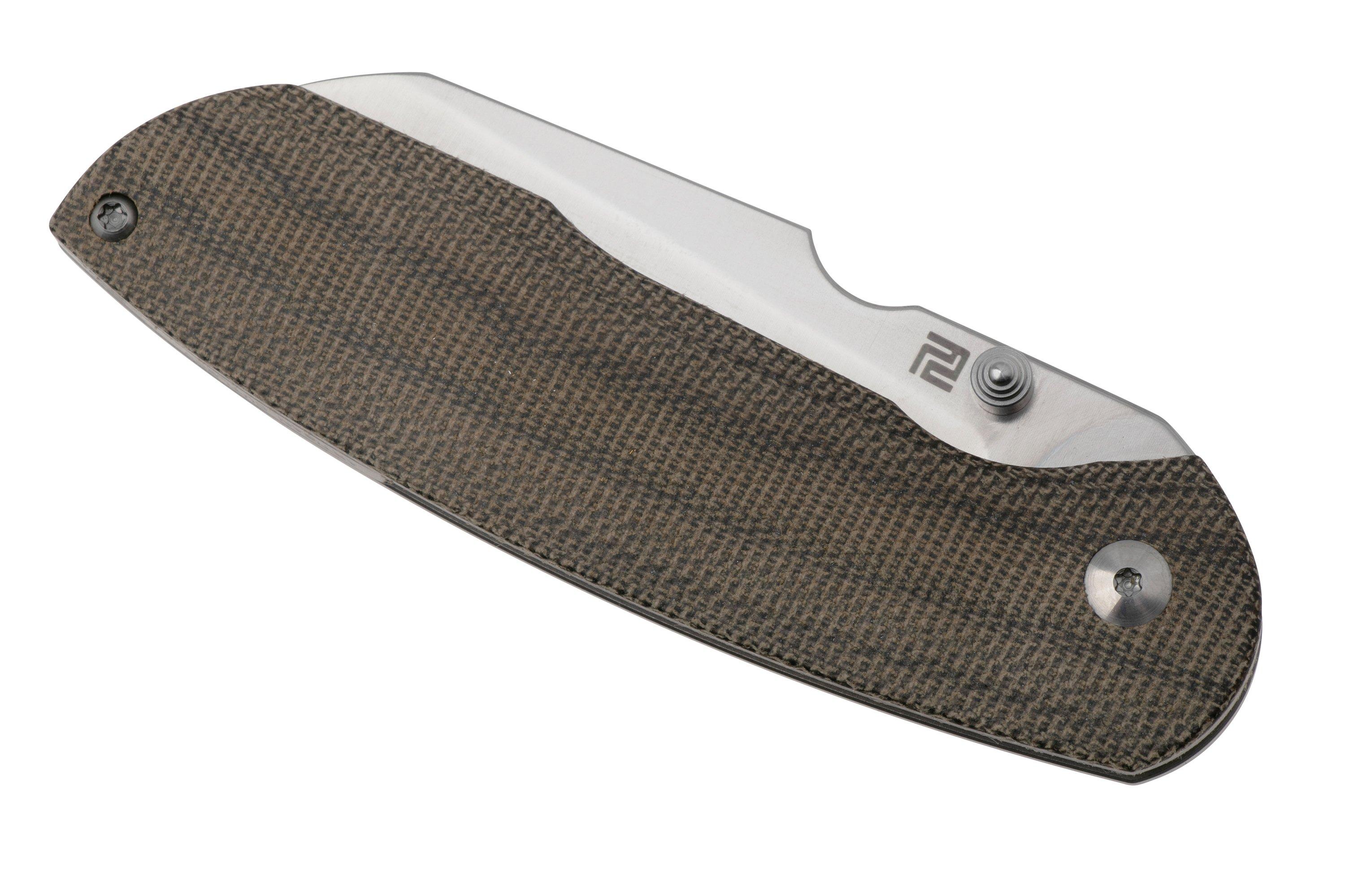 Artisan Cutlery Prime 1866G-ODG, Sand Polished S90V, OD Green