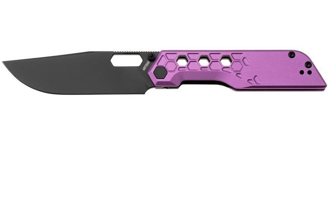 Afbeelding voor Artisan Cutlery Beest 1878P-BVT Black PVD AR-RPM9, Purple Aluminum zakmes
