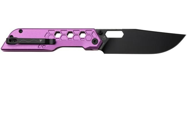 Afbeelding voor Artisan Cutlery Beest 1878P-BVT Black PVD AR-RPM9, Purple Aluminum zakmes