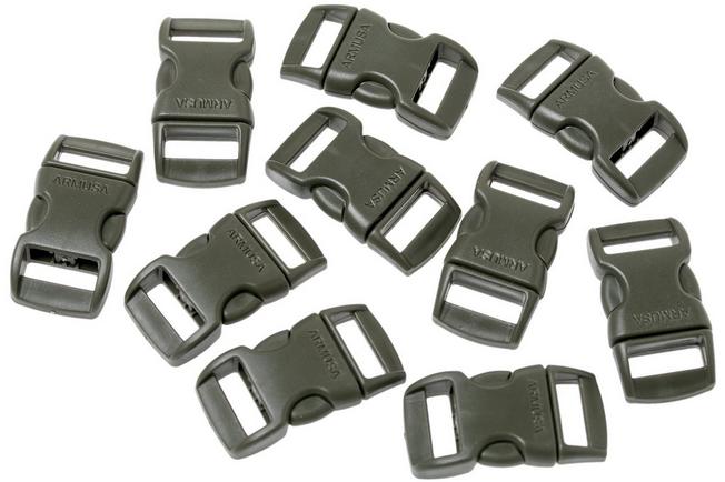 10 Nylon Paracords And 10 Buckles Set For Survival Bracelets And