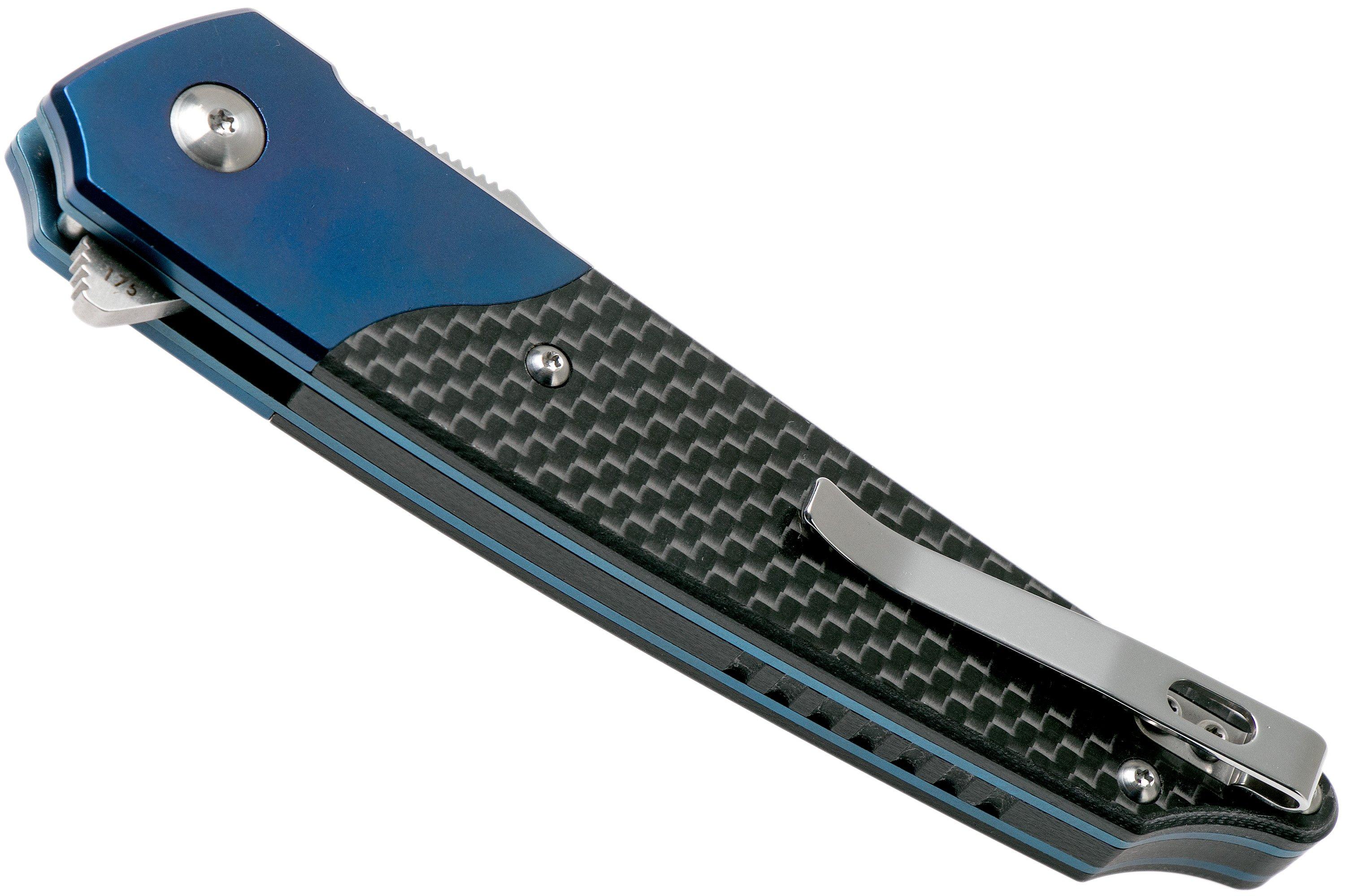 Amare Knives Pocket Peak blue, pocket knife | Advantageously shopping ...