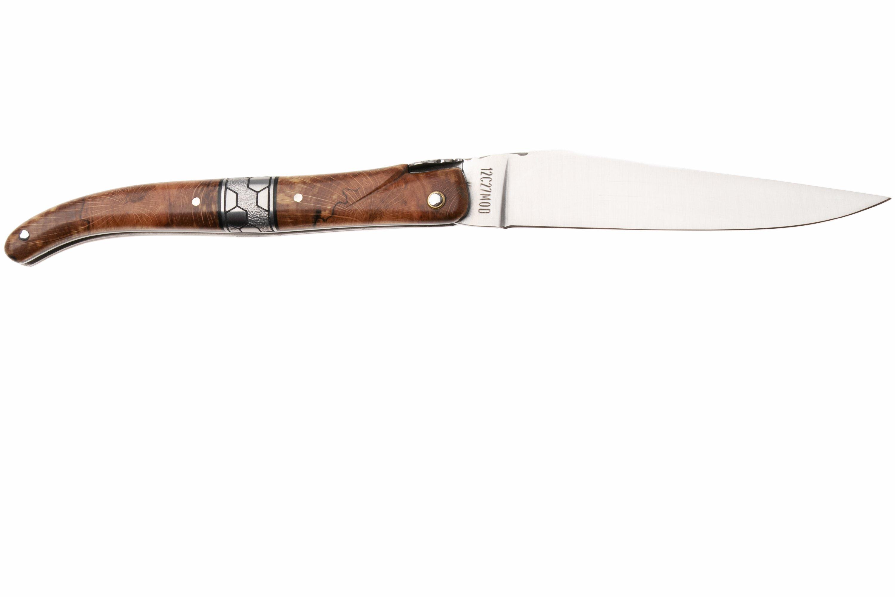 Laguiole en Aubrac Unique Piece 01-UP Full Handle, Beech Wood, Hand ...