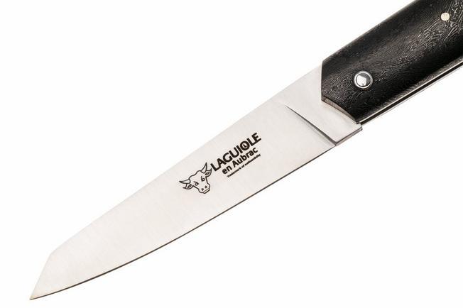 Obraz dla Nóż składany Laguiole en Aubrac Bee-Back Unique Piece 02-UP Orange Elder Wood Burl, Red Inlay, Carbon Fibre Bolster