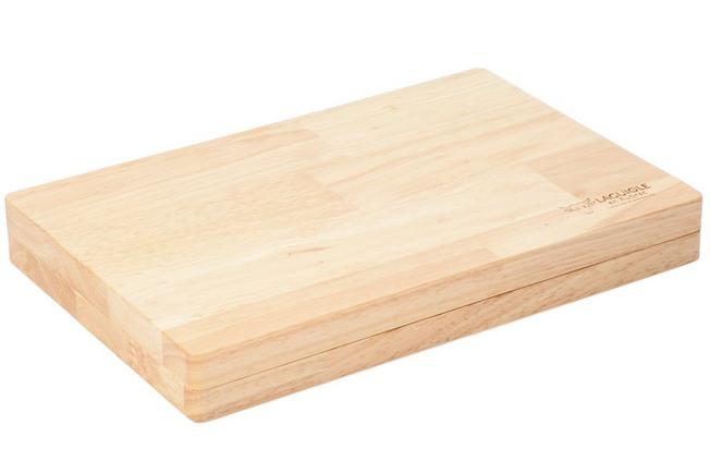 Afbeelding voor Laguiole en Aubrac 42C12-GEIHQ, Japanese Damascus, Thuja Wood, 4-delige steakmessenset