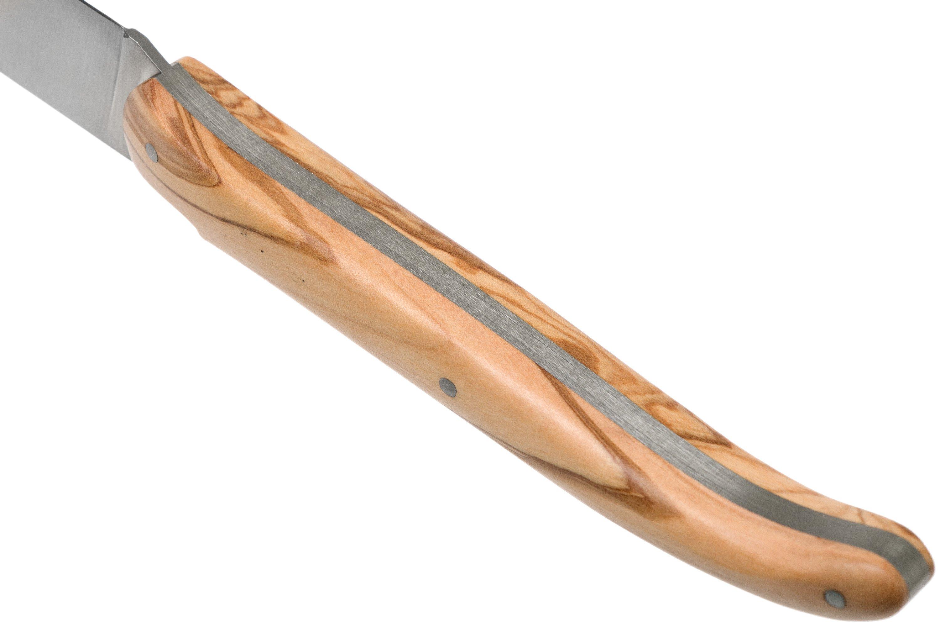 Laguiole en Aubrac steak knife set 4piece mixed wood with knife