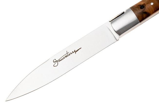 Afbeelding voor Laguiole en Aubrac Sauveterre 4S1C11NOI, Walnut, 4-delige steakmessenset