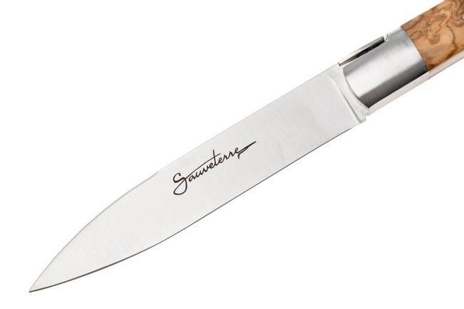 Afbeelding voor Laguiole en Aubrac Sauveterre 4S1C11OLI, Olive Wood, 4-delige steakmessenset