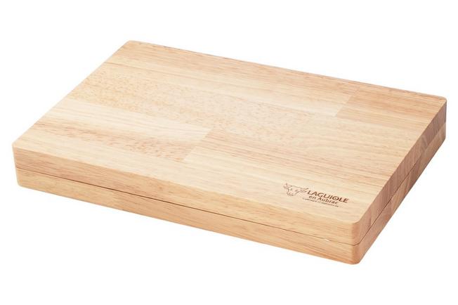 Afbeelding voor Laguiole en Aubrac 62C12CHAIH Sandvik 12C27, Ebony Wood, 6-delige steakmesset