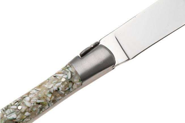Afbeelding voor Laguiole en Aubrac 62C12CQBIH Sandvik 12C27, Green Turbot, 6-delige steakmesset