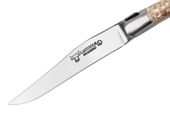 Afbeelding voor Laguiole en Aubrac 62C12CQTIH Sandvik 12C27, Trocha, 6-delige steakmesset