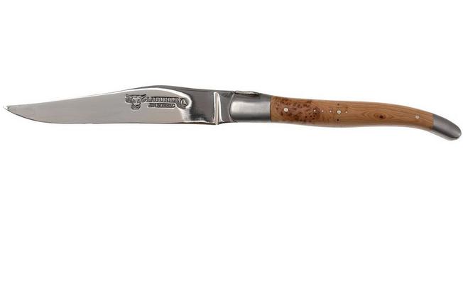 Laguiole en Aubrac juego de cuchillos para carne 6-unidades en madera de  Teca 62C99TKIH