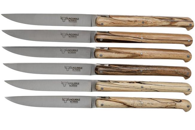 Set coltelli bistecca legno - Laguiole en Aubrac