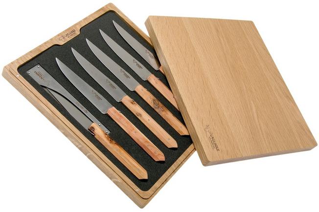 Laguiole Carving Set Juniper Wood by Laguiole en Aubrac