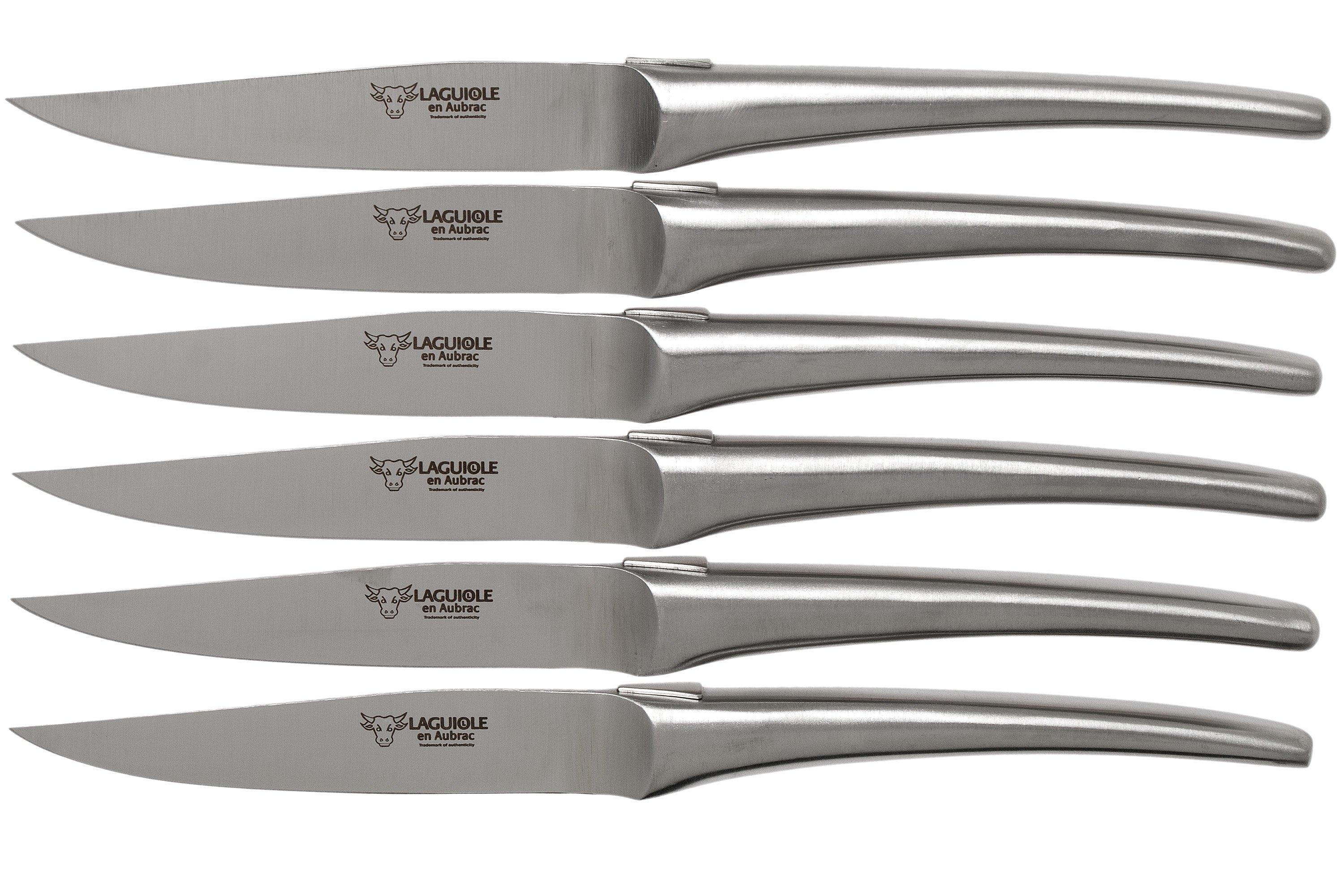 Laguiole en Aubrac Monobloc 6MC99XXI 6-piece steak knife set
