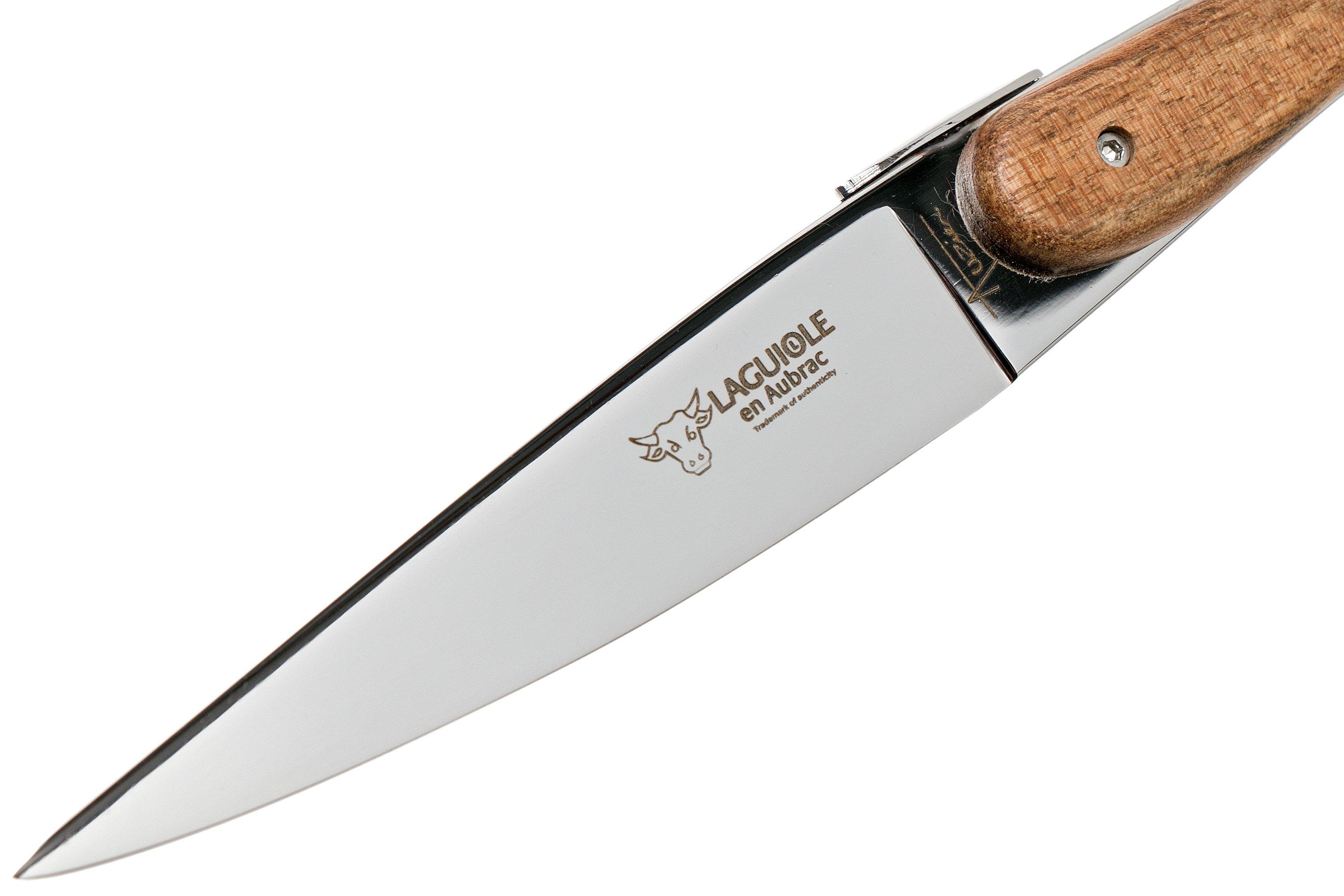 Laguiole en Aubrac Ecir steak knife set 6piece walnut wood