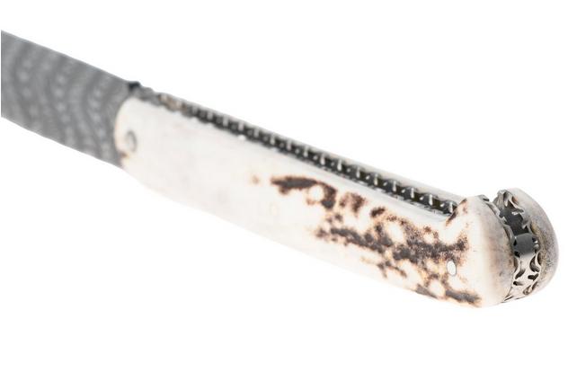 Afbeelding voor Laguiole en Aubrac Sauveterre AU06UP, Balbach Damascus, Antler zakmes
