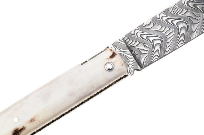 Afbeelding voor Laguiole en Aubrac Sauveterre AU06UP, Balbach Damascus, Antler zakmes