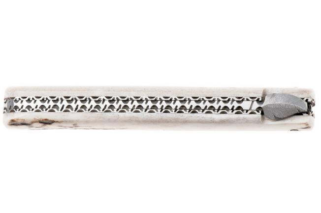 Afbeelding voor Laguiole en Aubrac Sauveterre AU06UP, Balbach Damascus, Antler zakmes