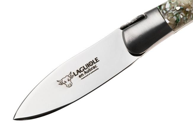 Afbeelding voor Laguiole en Aubrac Oyster, Green Turbot-schelp, oestermes