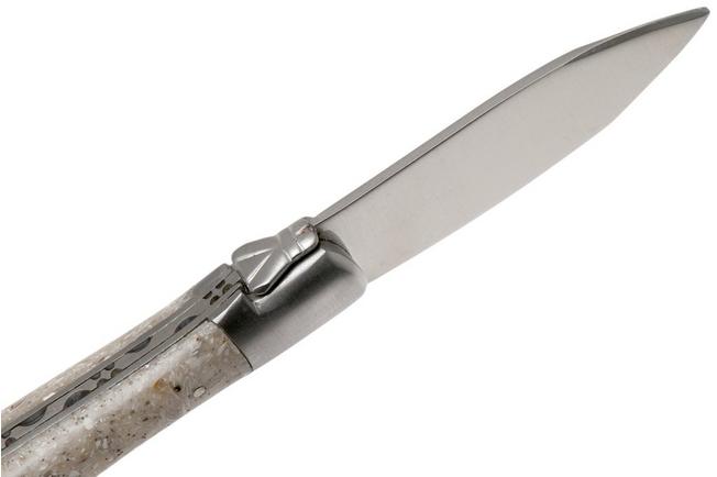 Laguiole Oyster Knife made of recycled Oyster shells handle