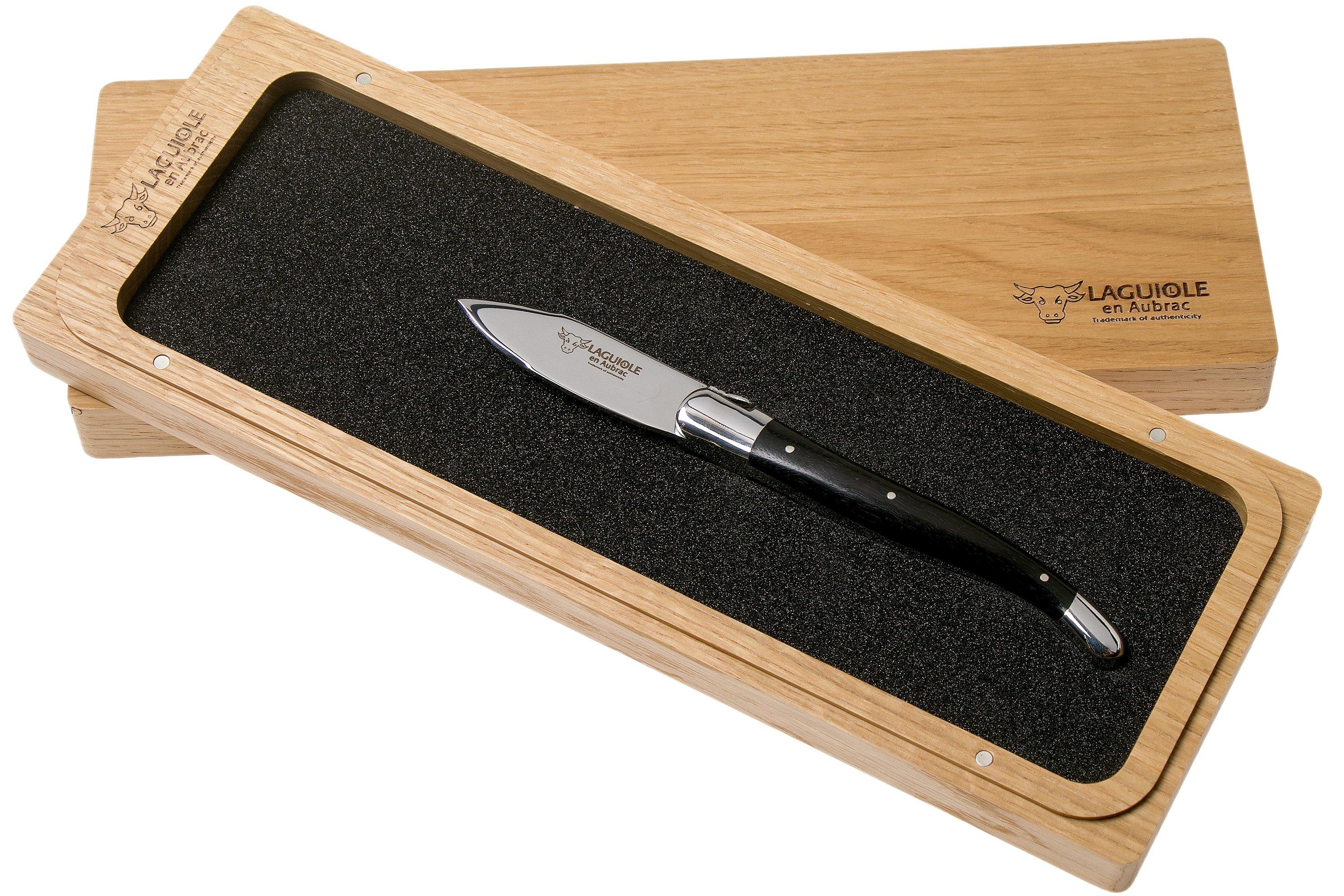 Laguiole en Aubrac Oyster C2I99EBIH oyster knife ebony wood