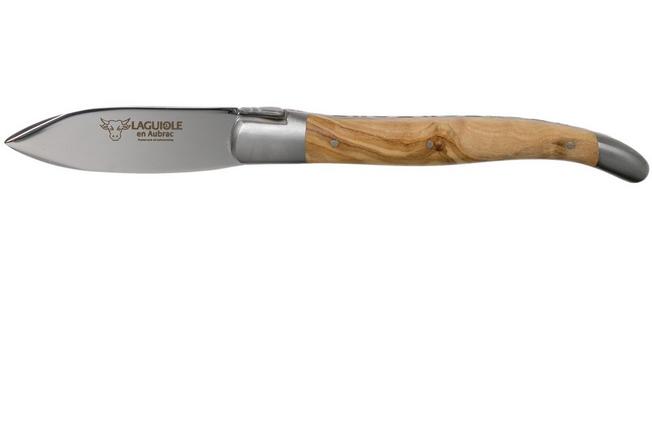 Couteau à huîtres bois d'olivier