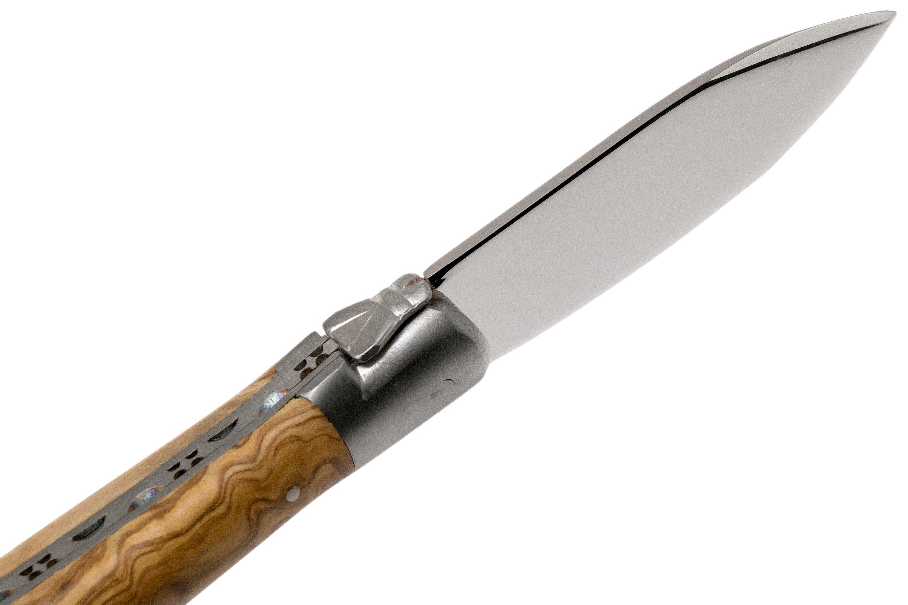 Laguiole en Aubrac Oyster C2I99OLIH oyster knife olive wood