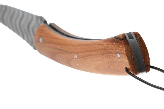 Afbeelding voor Laguiole en Aubrac Camembert CAM-DMS-ABW Balbach Damascus, Beech Wood, zakmes