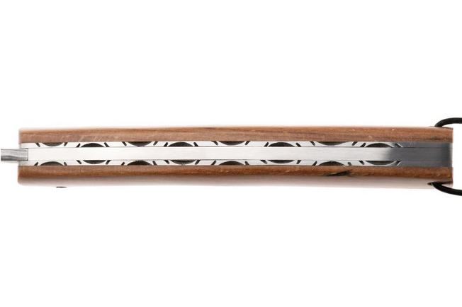 Afbeelding voor Laguiole en Aubrac Camembert CAM-DMS-ABW Balbach Damascus, Beech Wood, zakmes