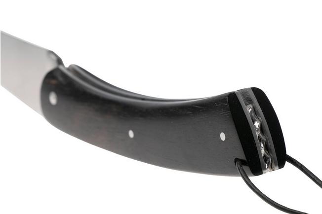 Afbeelding voor Laguiole en Aubrac Camembert CAM-SPL-EBW Ebony Wood, Spiral Spring, zakmes