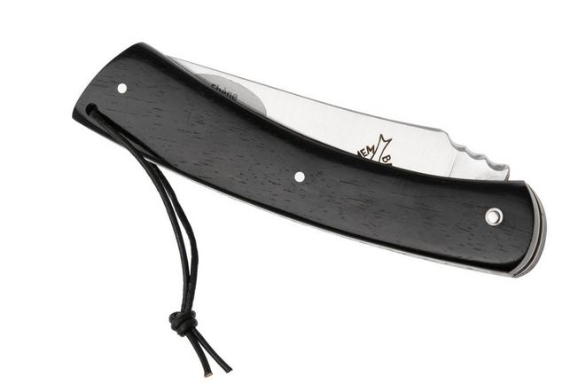 Afbeelding voor Laguiole en Aubrac Camembert CAM-SPL-EBW Ebony Wood, Spiral Spring, zakmes