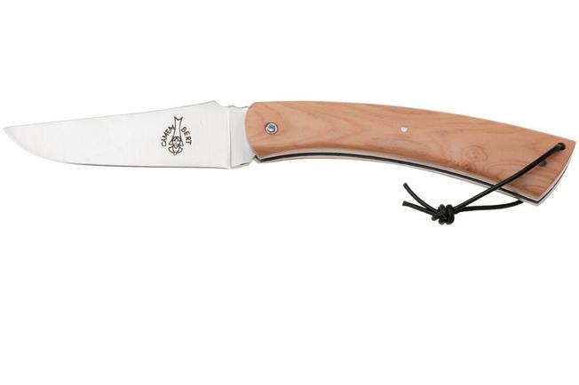 Afbeelding voor Laguiole en Aubrac Camembert CAM-SPL-JNW Juniper Wood, Spiral Spring, zakmes