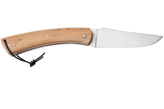 Afbeelding voor Laguiole en Aubrac Camembert CAM-SPL-JNW Juniper Wood, Spiral Spring, zakmes