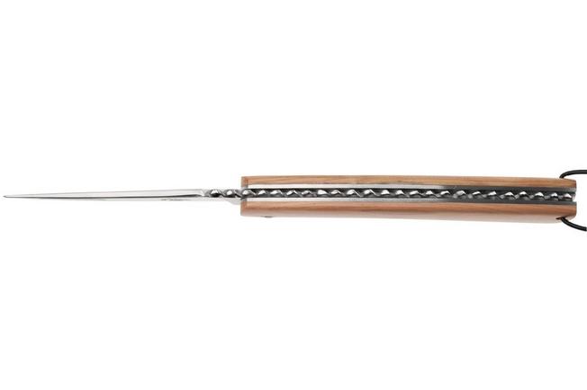 Afbeelding voor Laguiole en Aubrac Camembert CAM-SPL-JNW Juniper Wood, Spiral Spring, zakmes