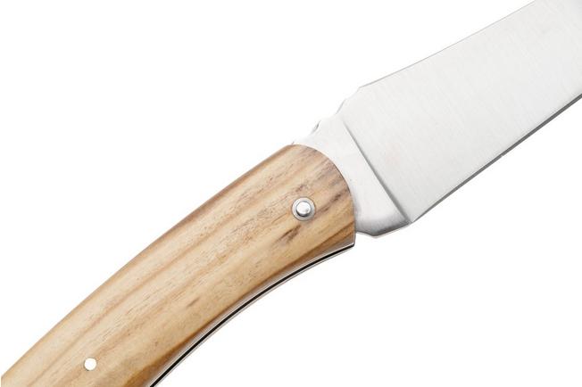 Afbeelding voor Laguiole en Aubrac Camembert CAM-SPL-OLW Olive Wood, Spiral Spring, zakmes