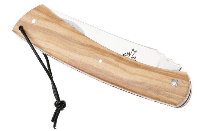 Afbeelding voor Laguiole en Aubrac Camembert CAM-SPL-OLW Olive Wood, Spiral Spring, zakmes