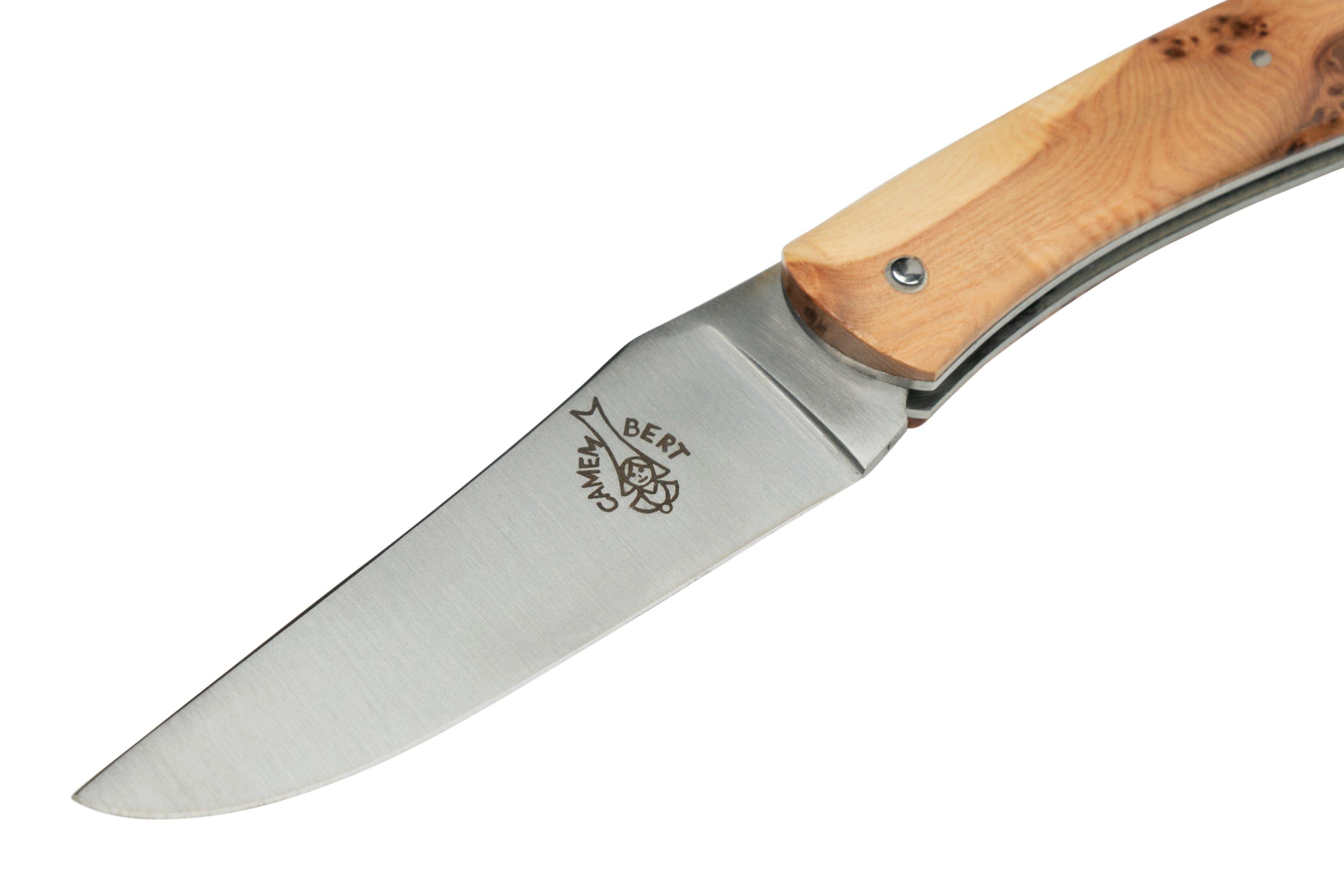 Laguiole en Aubrac Camembert Juniper CAM99GEI juniper wood, pocket knife Advantageously