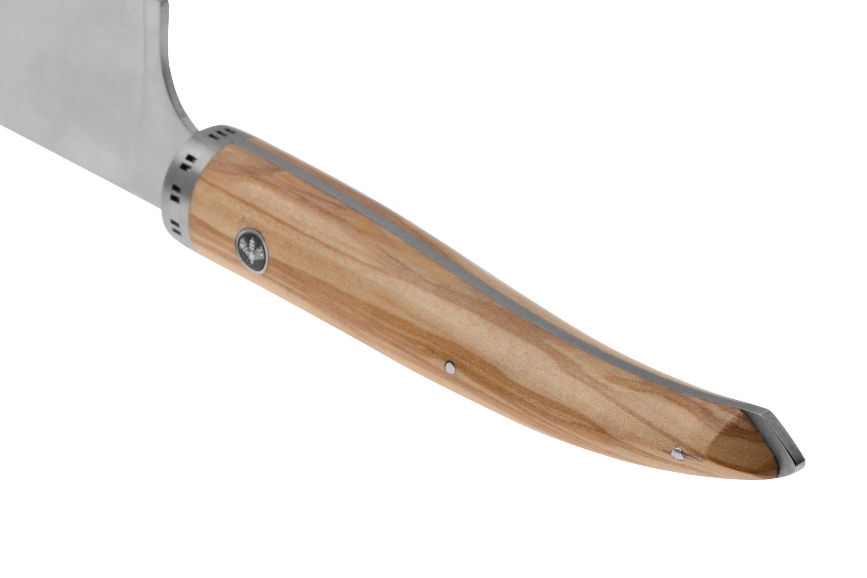 Laguiole en Aubrac Gourmet coltello da cucina 25cm legno d'ulivo | Fare