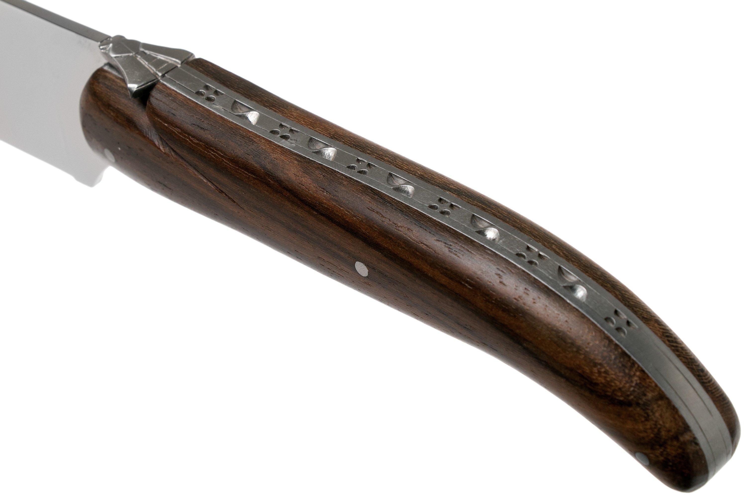 Couteau à Sculpter Le Bois Gwoodworking – Lame 1 1/4", Manche En Osage Orange, Ziricote Et Padauk, NEUF