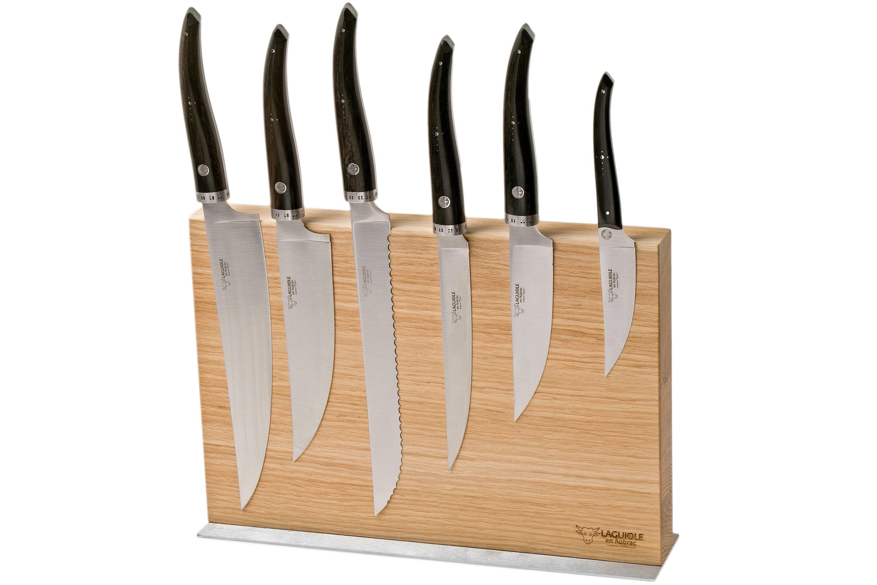 Laguiole en Aubrac Gourmet COL99CUIGOEBIB 6-piece knife set ebony