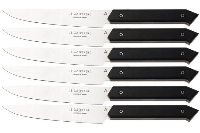 Afbeelding voor Laguiole en Aubrac Gastronome PaperStone, 6-delige steakmessenset