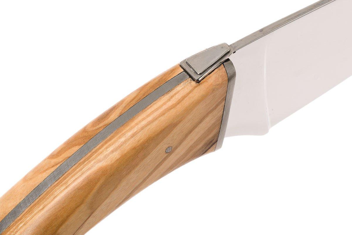 Laguiole en Aubrac Le Buron cheese knife olive wood, KMF99OLI