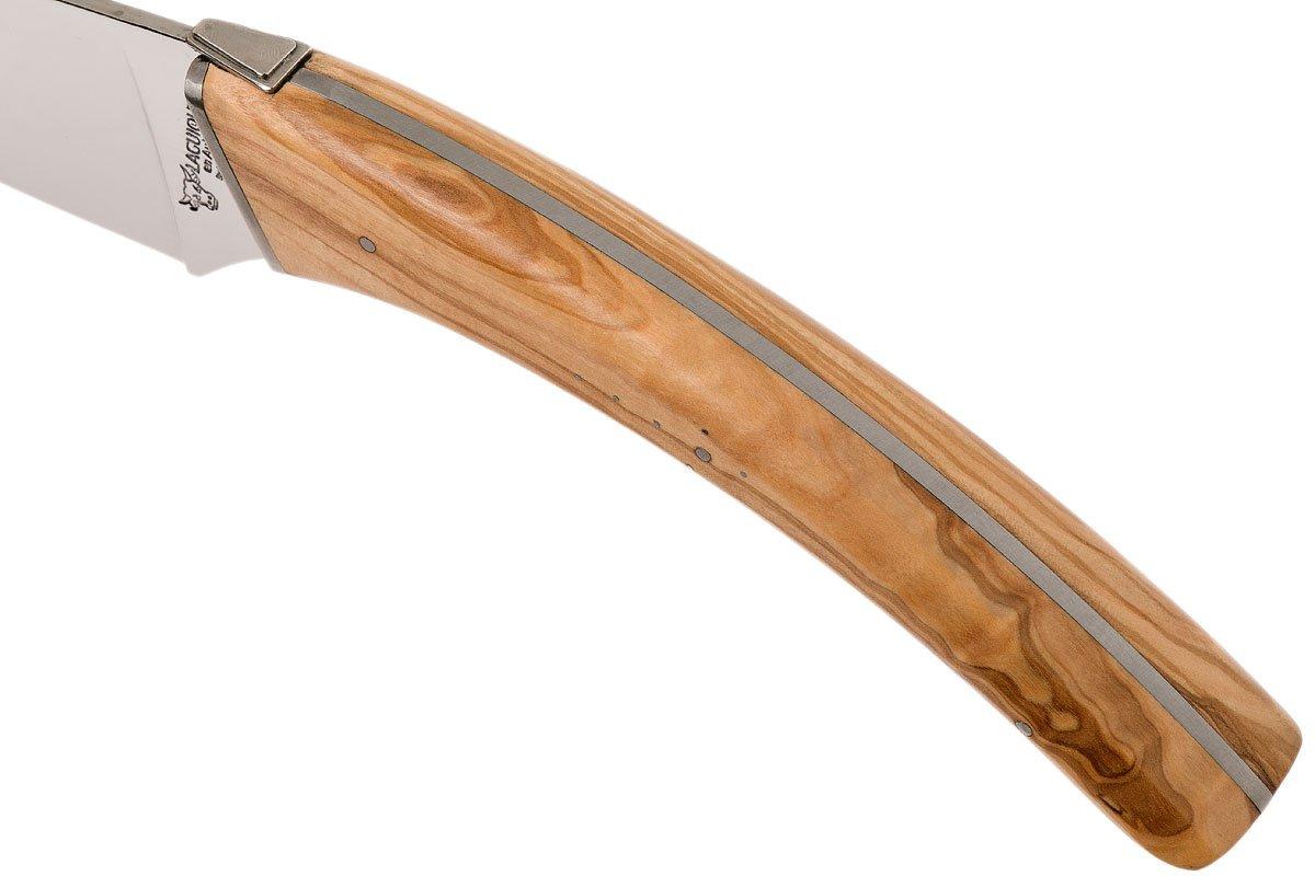 Laguiole en Aubrac Le Buron cheese knife olive wood, KMF99OLI