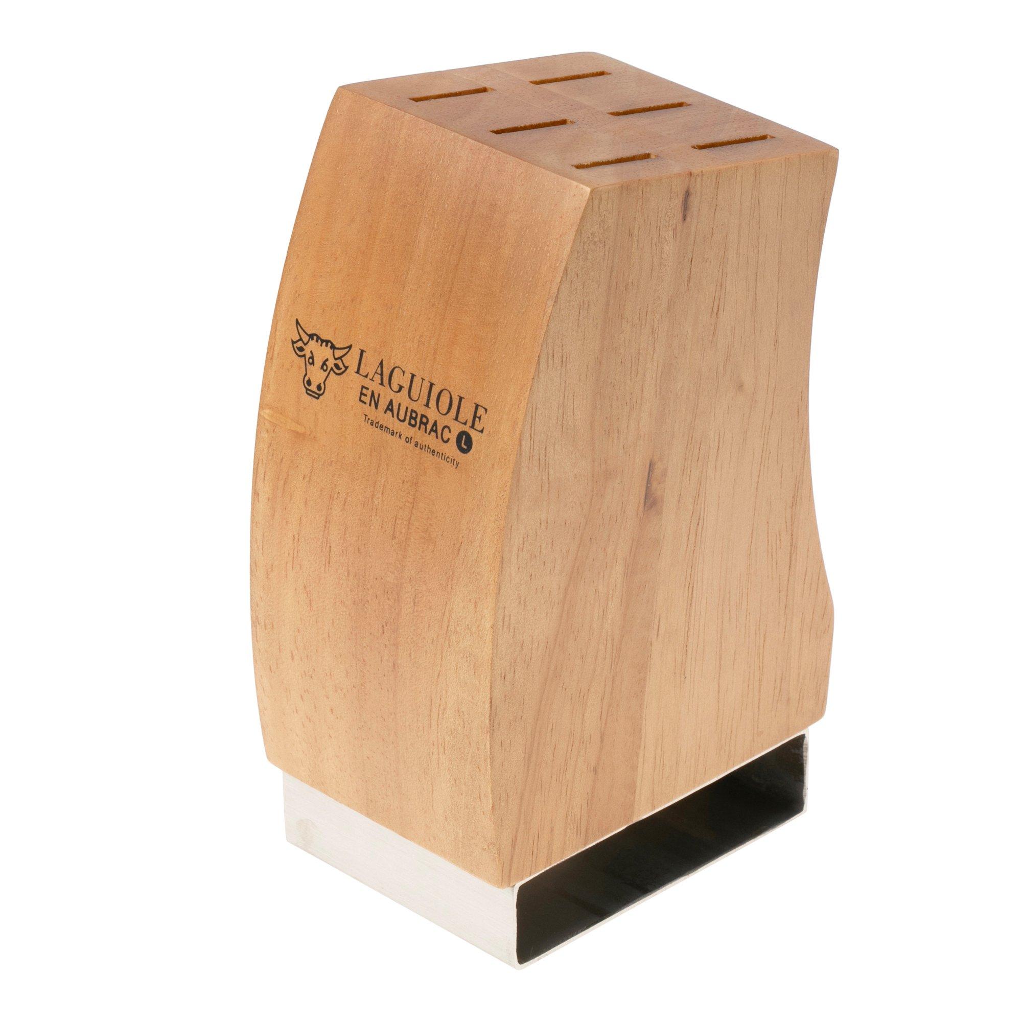 Bloque de cuchillos Laguiole en Aubrac