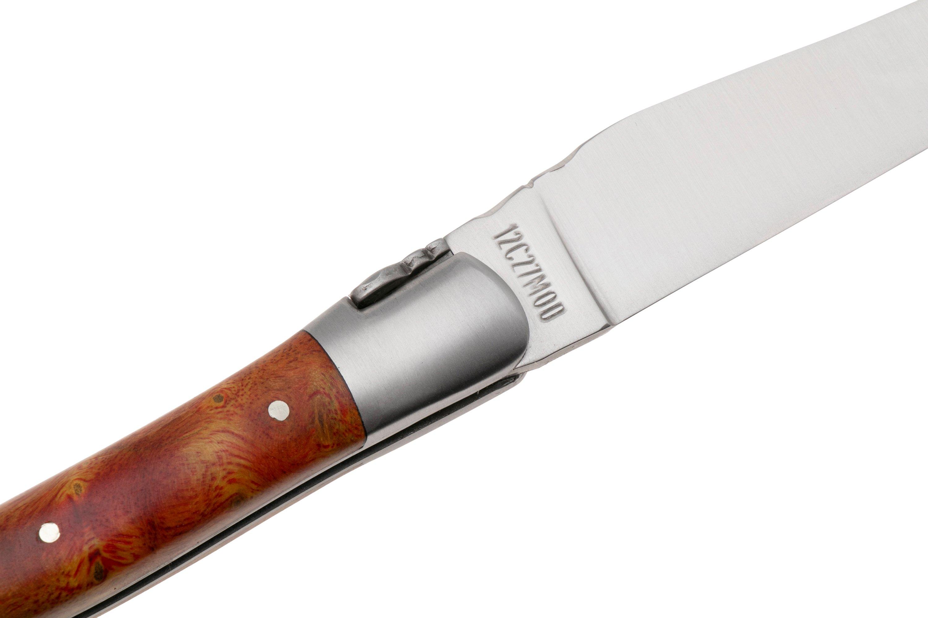 Laguiole en Aubrac Coral Cheesewood, Matt Bolster, pocket knife