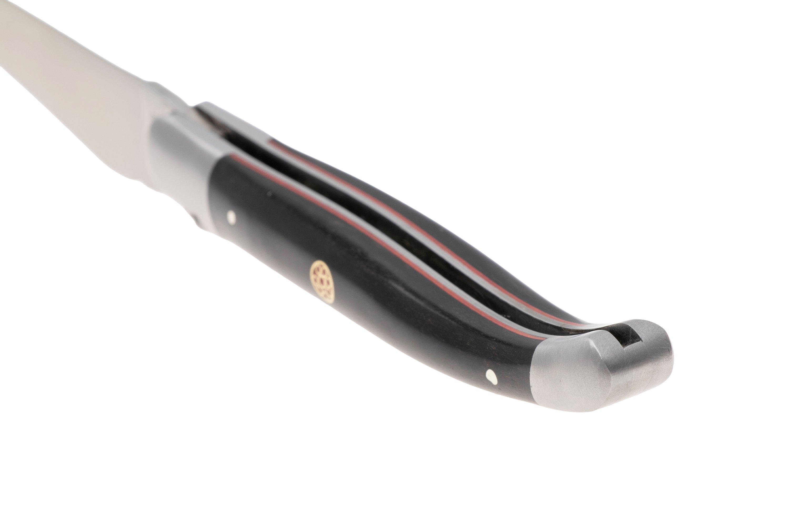 Laguiole en Aubrac Ebony Red Mosaic Pin, Red Inlay, Matt Bolster ...