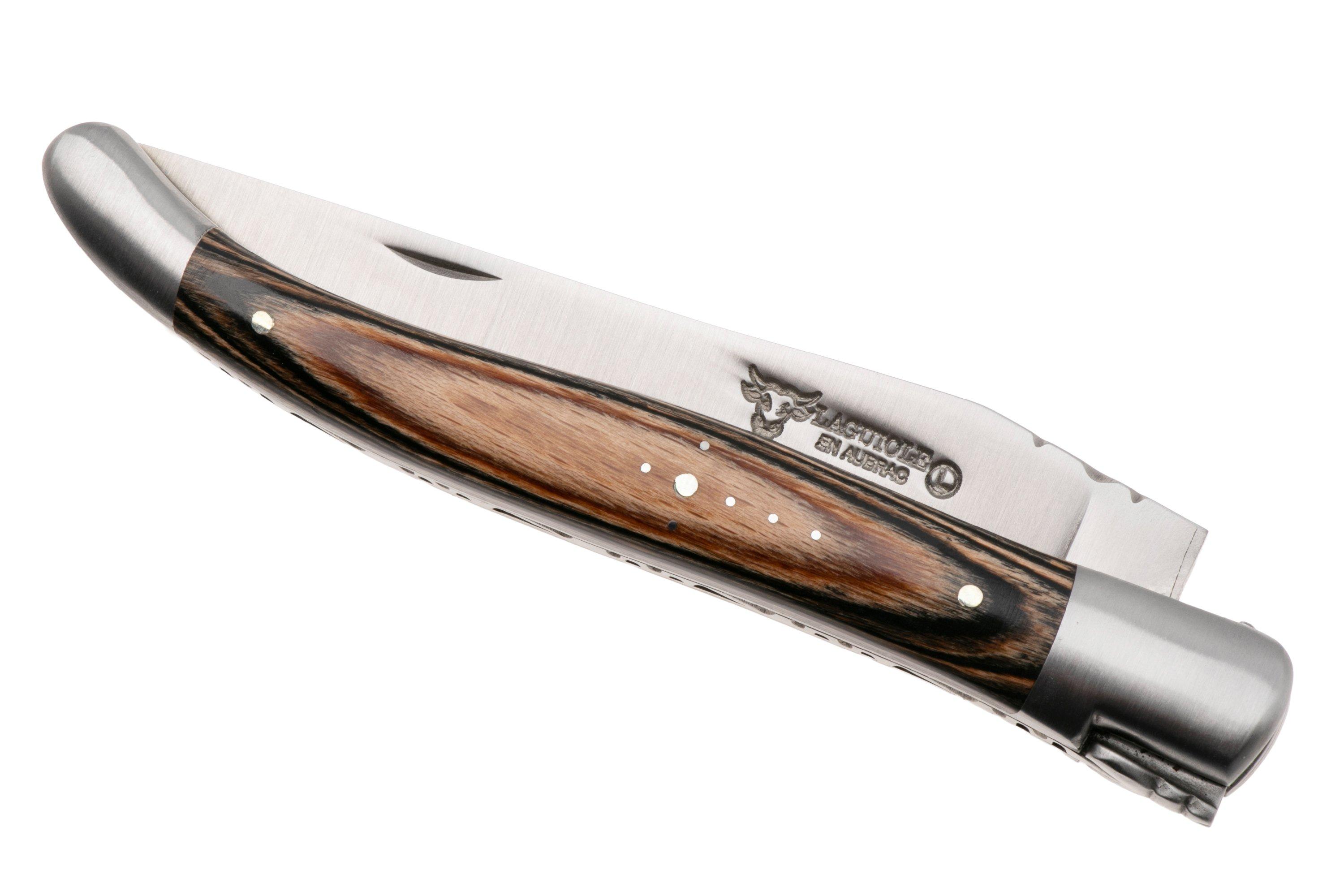 23 cm - Laguiole Coltello Bistecca In Scatola Regalo In Acciaio Inox - Pakkawood - Set 6 Pz